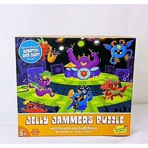 Scratch and Sniff Puzzle: Jelly Jammers - 71 piece puzzle measures 14" x 19"